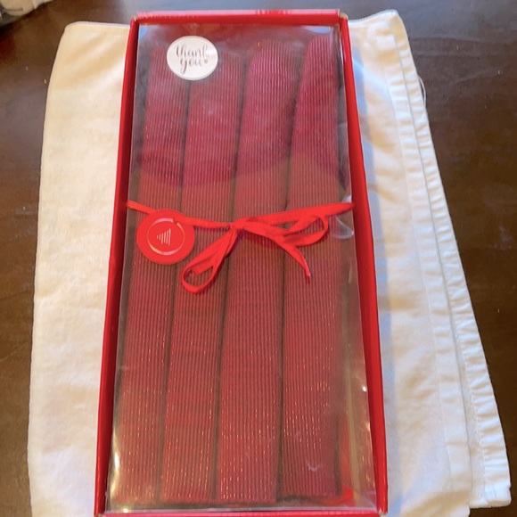Kohl's Kitchen Nwt 4 Red Kitchen Mats Never Used Poshmark
